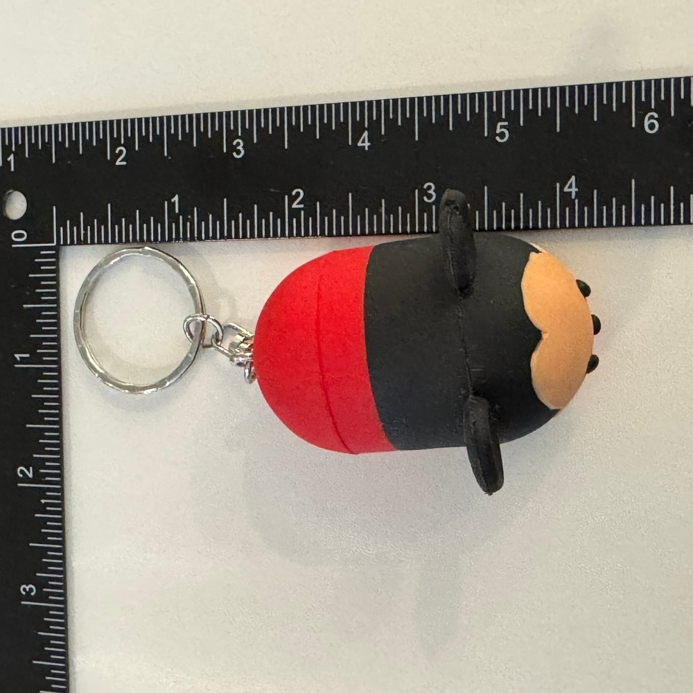 Disney Mickey Mouse Tsum Tsum Keychain Red Black Orange Collectible
